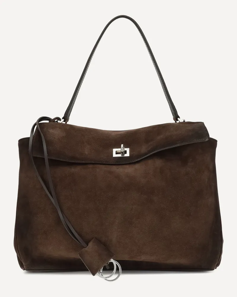 Balenciaga Medium Rodeo Bag Female Brown