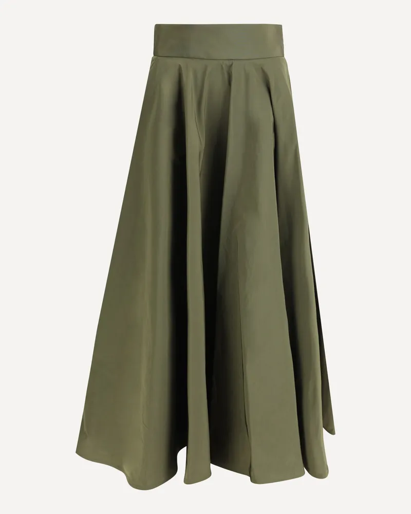 Sara Roka Circle midi Skirt Female Green