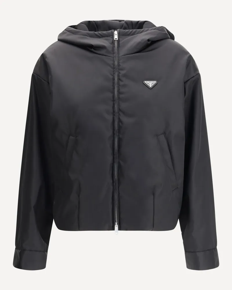 Prada Re-nylon Jacket Female Black