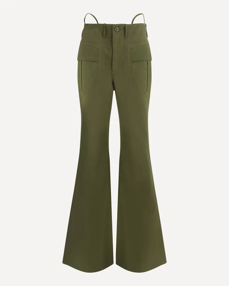 R13 Flare Pant Female Green