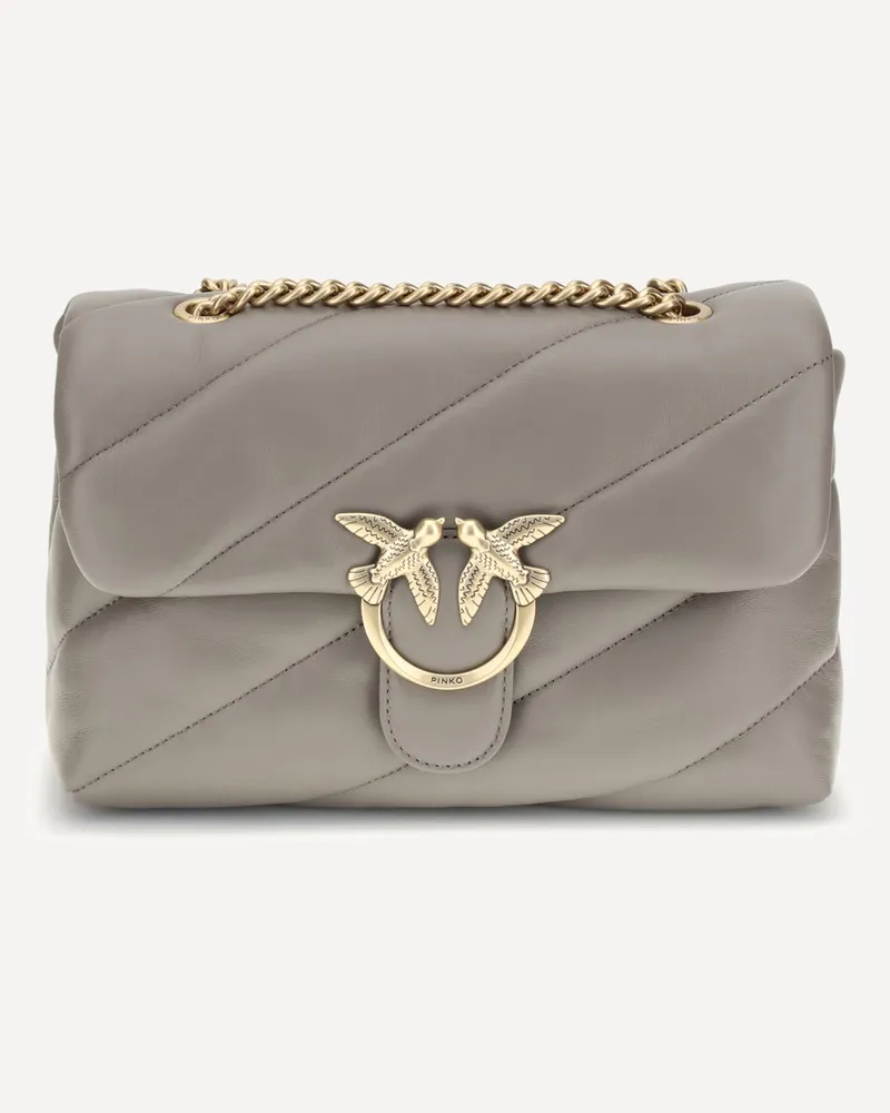Pinko Love Classic Shoulder Bag Female Grey