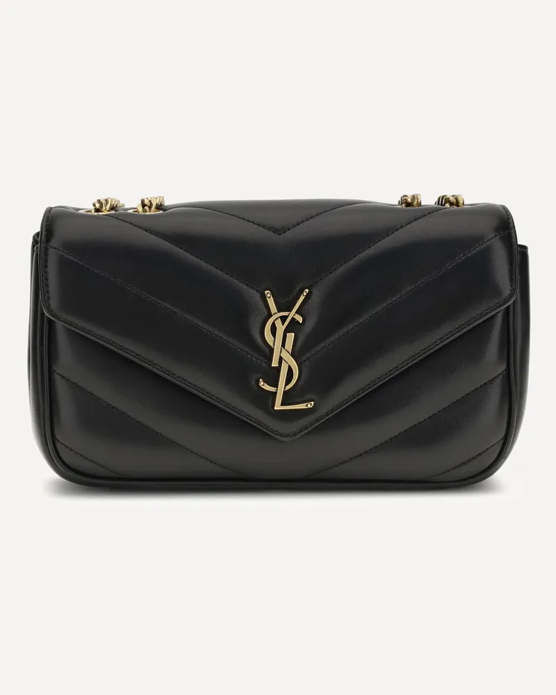 Saint Laurent New LouLou Shoulder Bag Female Black