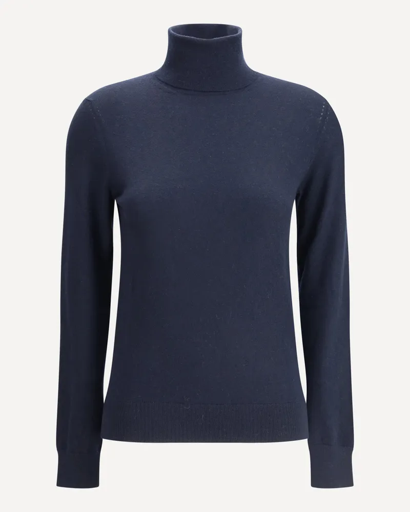 Loro Piana Turtleneck Sweater Female Blue