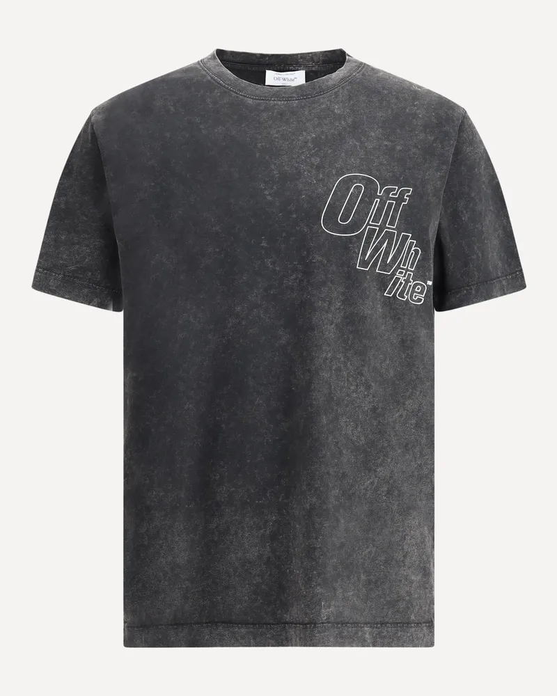 OFF-WHITE Outline Arrow Slim T-shirt Male Black