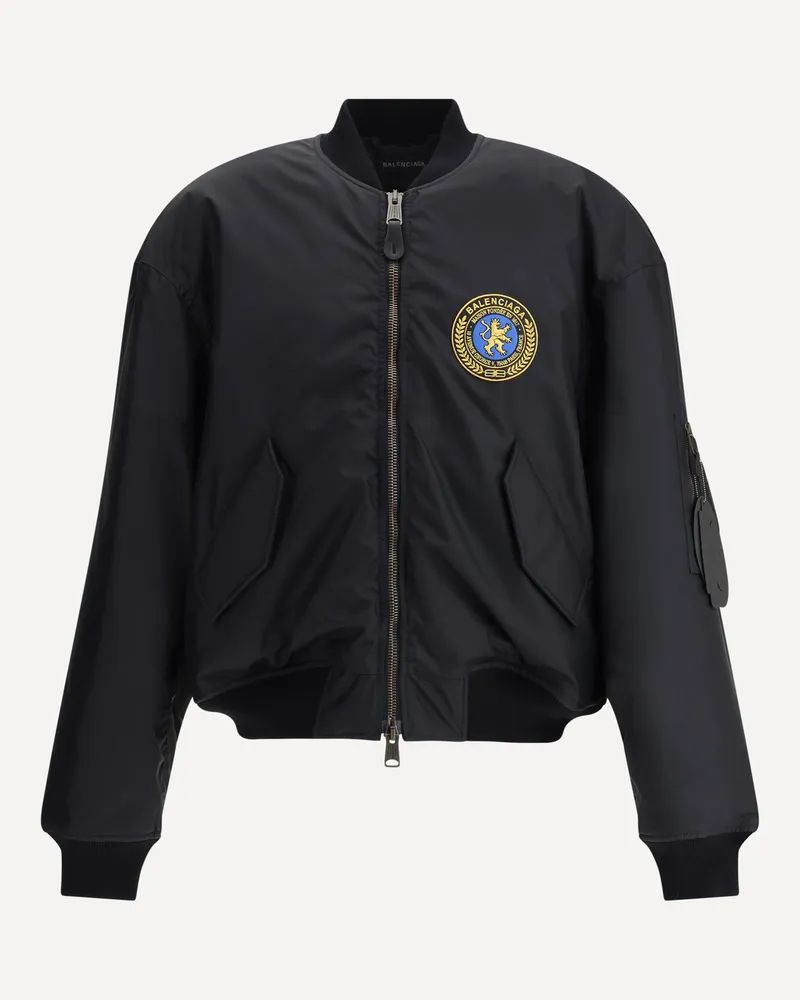 Balenciaga Bomber Jacket Male Black
