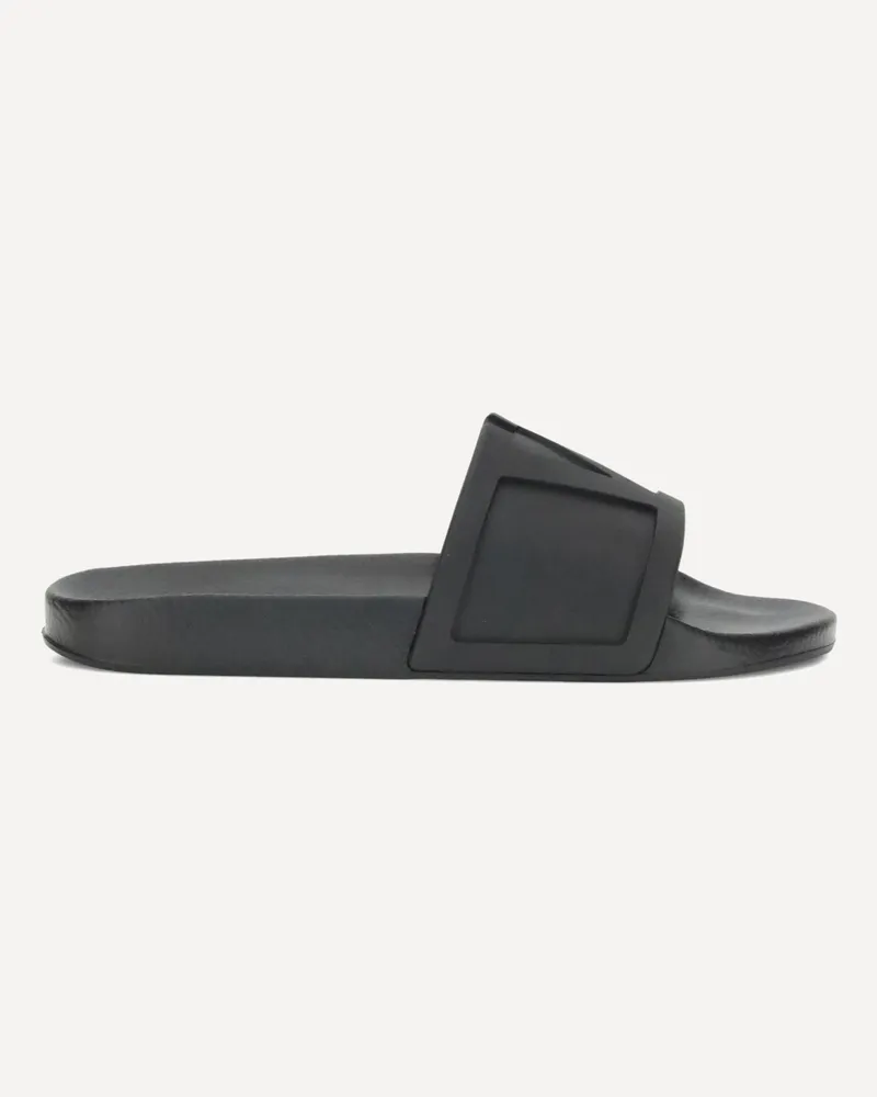 Valentino Garavani Rubber Slides Male Black