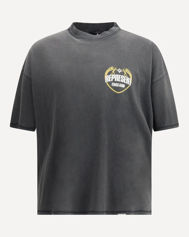 REPRESENT Angel Border T-shirt Male Black