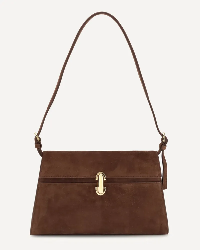 SAVETTE Symmetry Shoulder Bag Female Brown