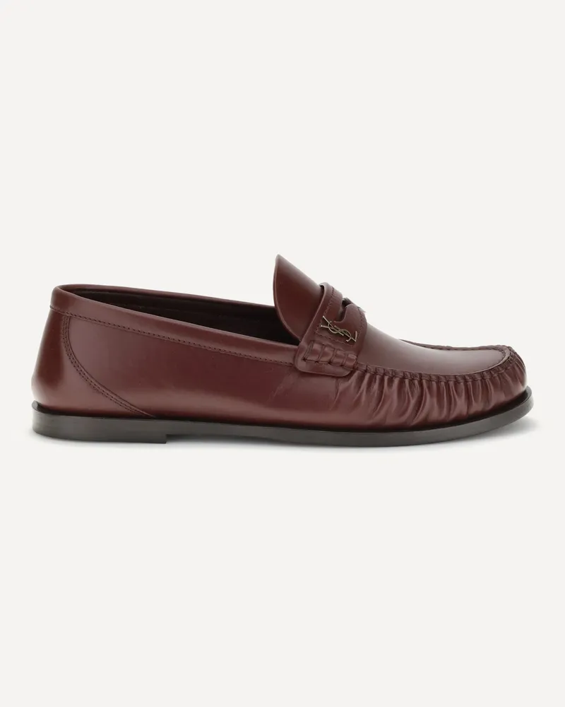 Saint Laurent Laurent Loafers Female Brown