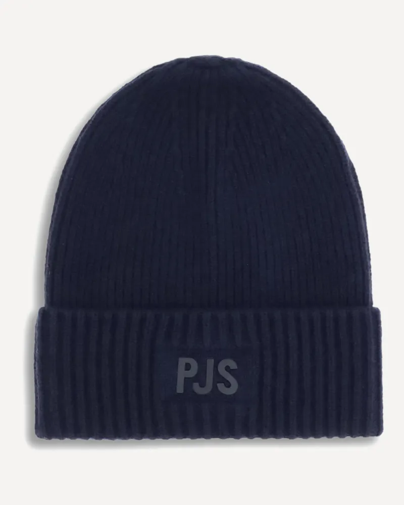 Parajumpers Ribbed Beanie Hat Male Blue