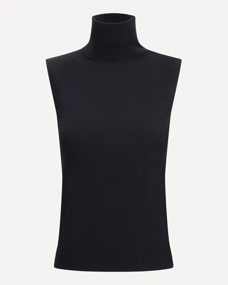 Loro Piana Piuma Knit Top Female Black