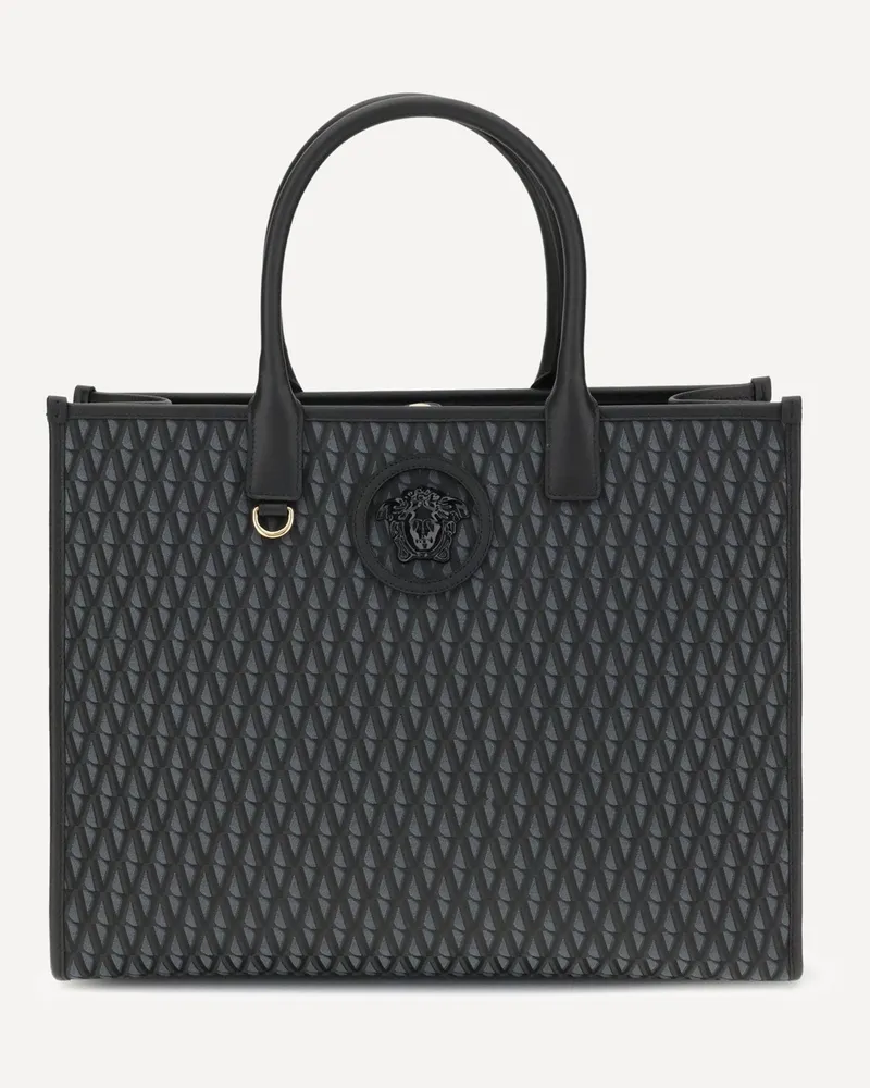 Versace La Medusa Tote Bag Female Black