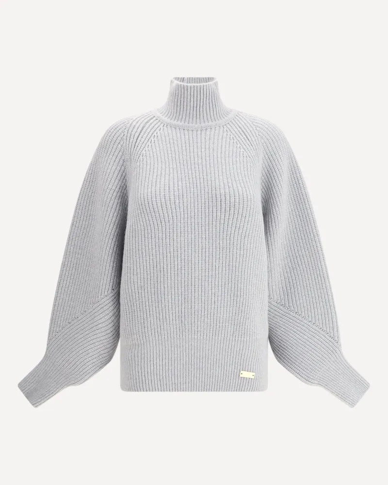 Balmain Ribbed knit Pullover Female Grey