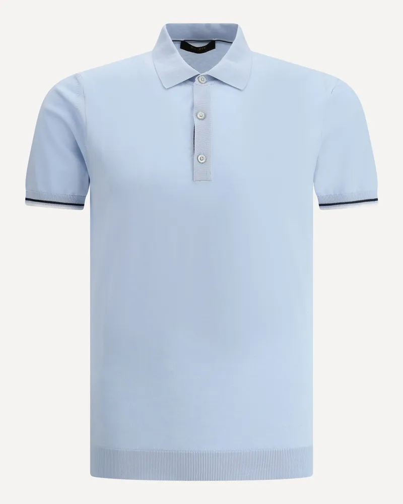 MOORER Cotton Polo Shirt Male Light