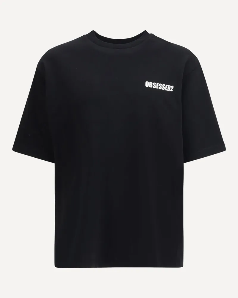Dsquared2 Cotton T-Shirt Male Black