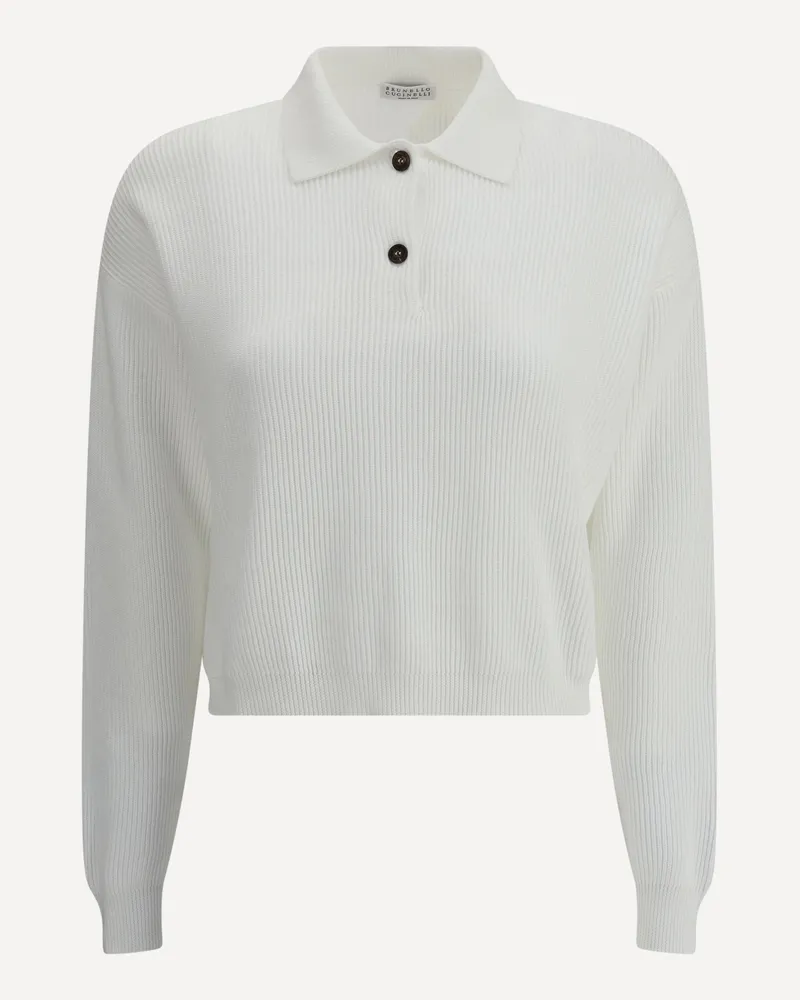 Brunello Cucinelli Knit Sweater Female White