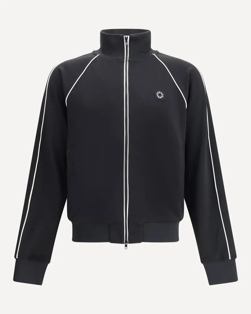 Kenzo Boke Flower Zip-up Sweatshirt Male Black