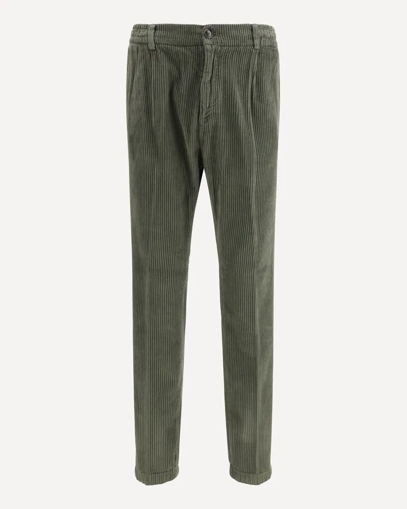 CRUNA Corduroy Pants Male Green