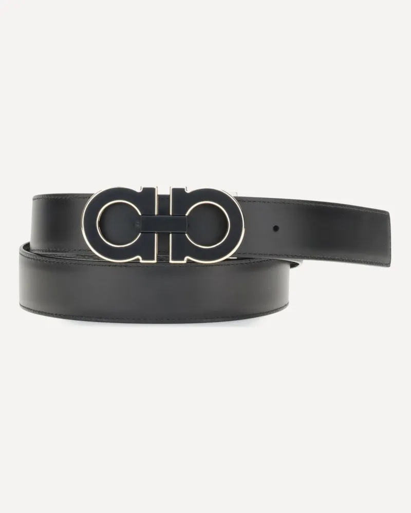 Ferragamo Gancini reversible Belt Male Black