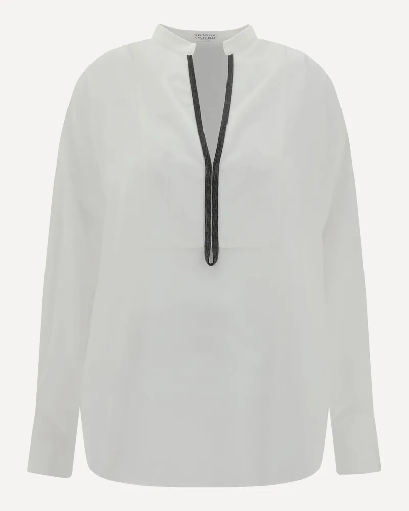Brunello Cucinelli Silk Blouse Female White