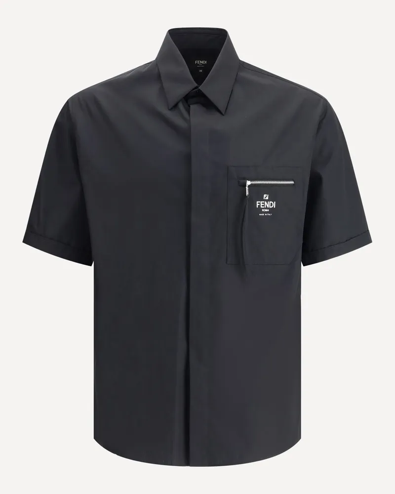 Fendi Short-sleeve Shirt Male Black