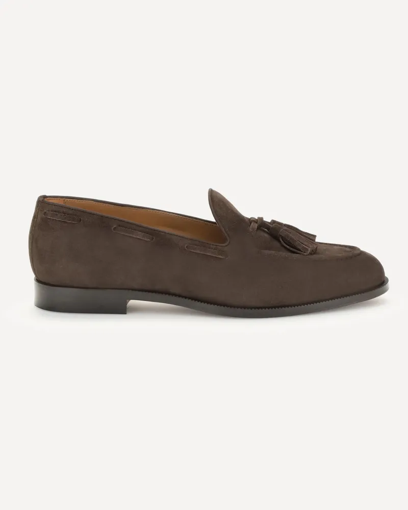 Loro Piana City Loafers Male Brown