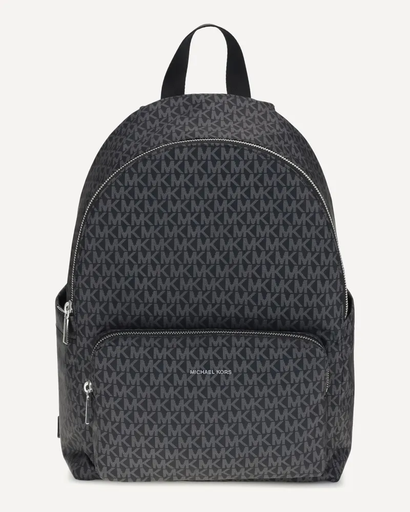 Michael Kors Large Logo Print Backpack Female Black