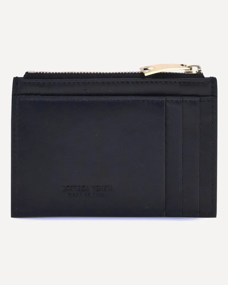 Bottega Veneta Zipped Card Holder Female Black