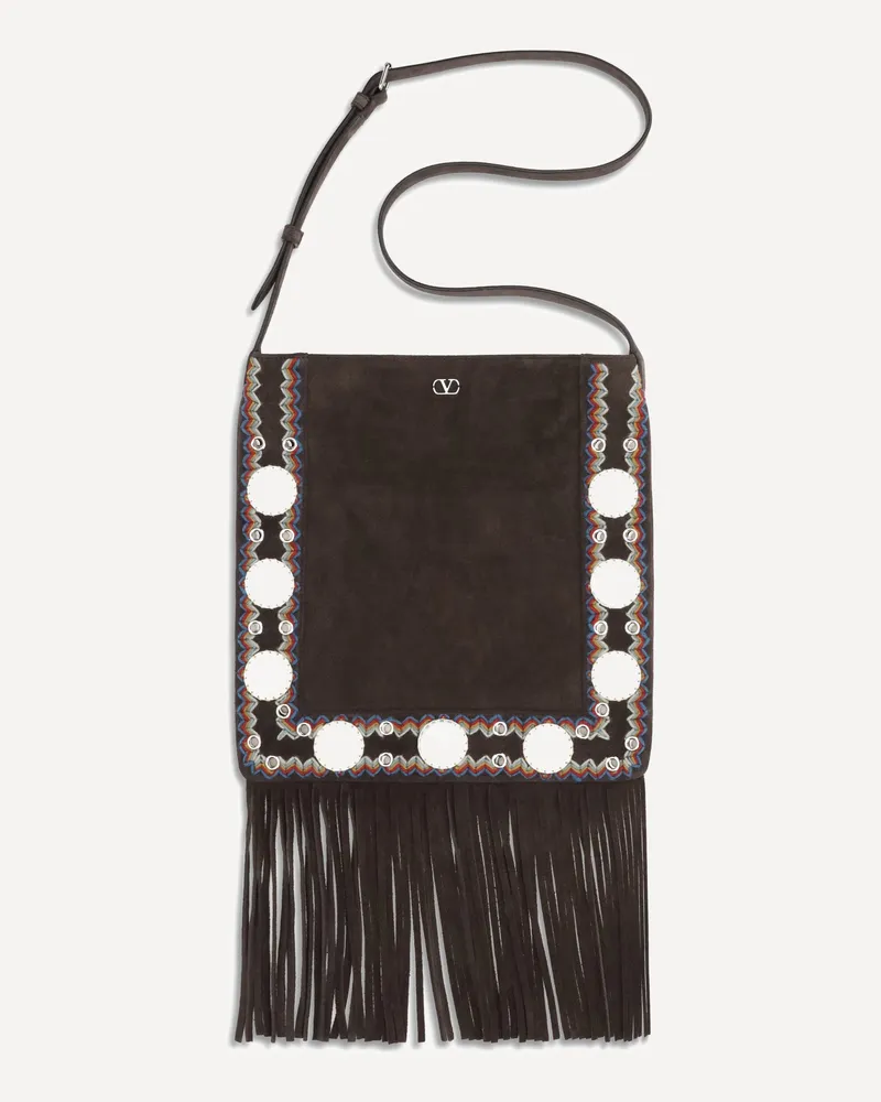 Valentino Garavani Nellcôte Shoulder Bag Female Brown