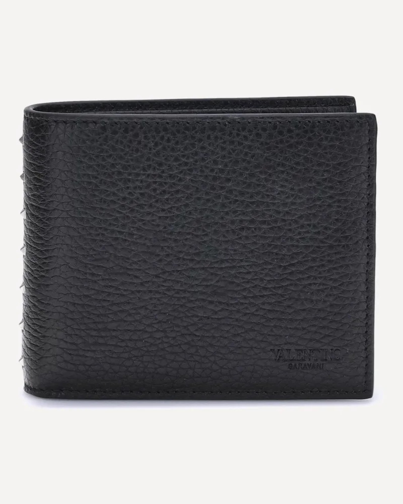 Valentino Garavani Bifold Rockstud Wallet Male Black
