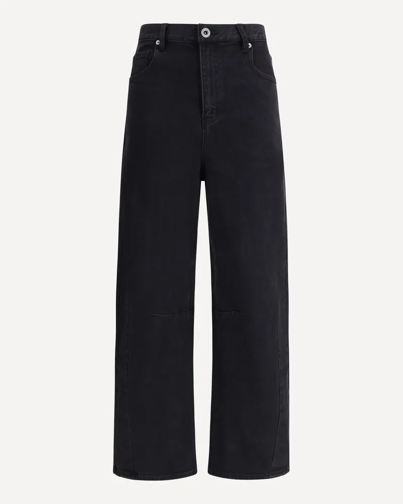 Self-Portrait Barrel leg Jeans Female Black