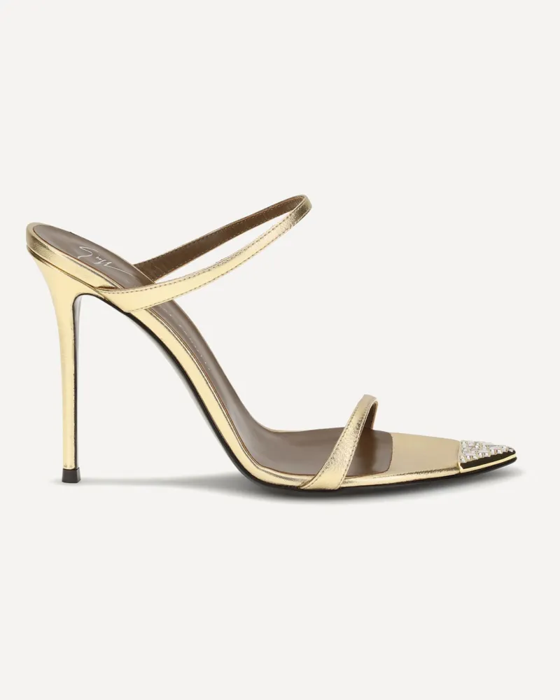Giuseppe Zanotti Intriigo Jewelry Sandals Female Gold