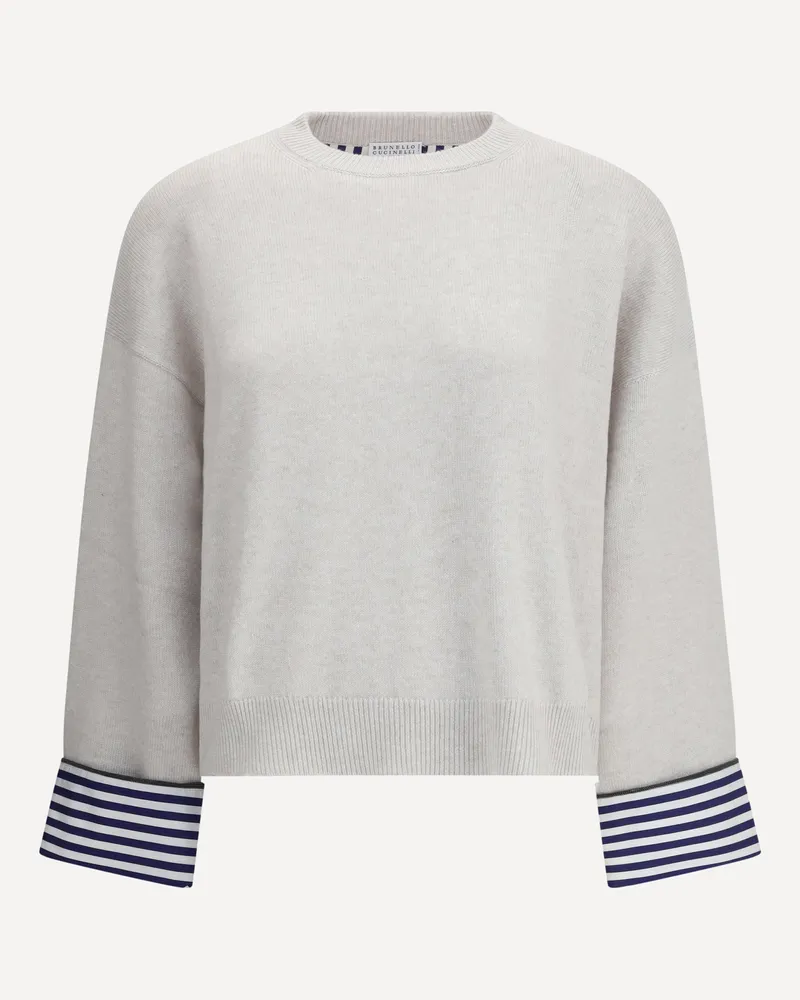 Brunello Cucinelli Cashmere Sweater Female Grey