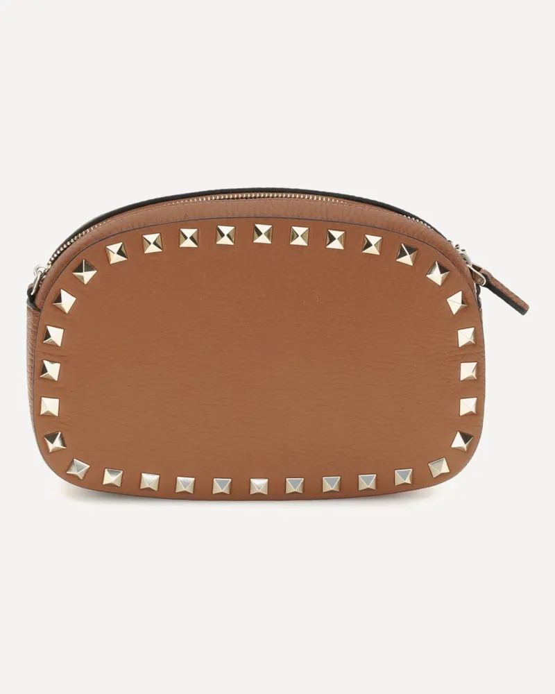Valentino Garavani Rockstud Shoulder Bag Female Brown