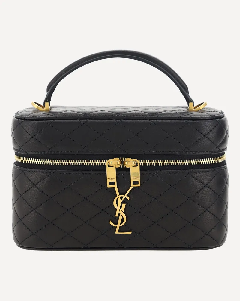 Saint Laurent Vanity Gaby leather Handbag Female Black
