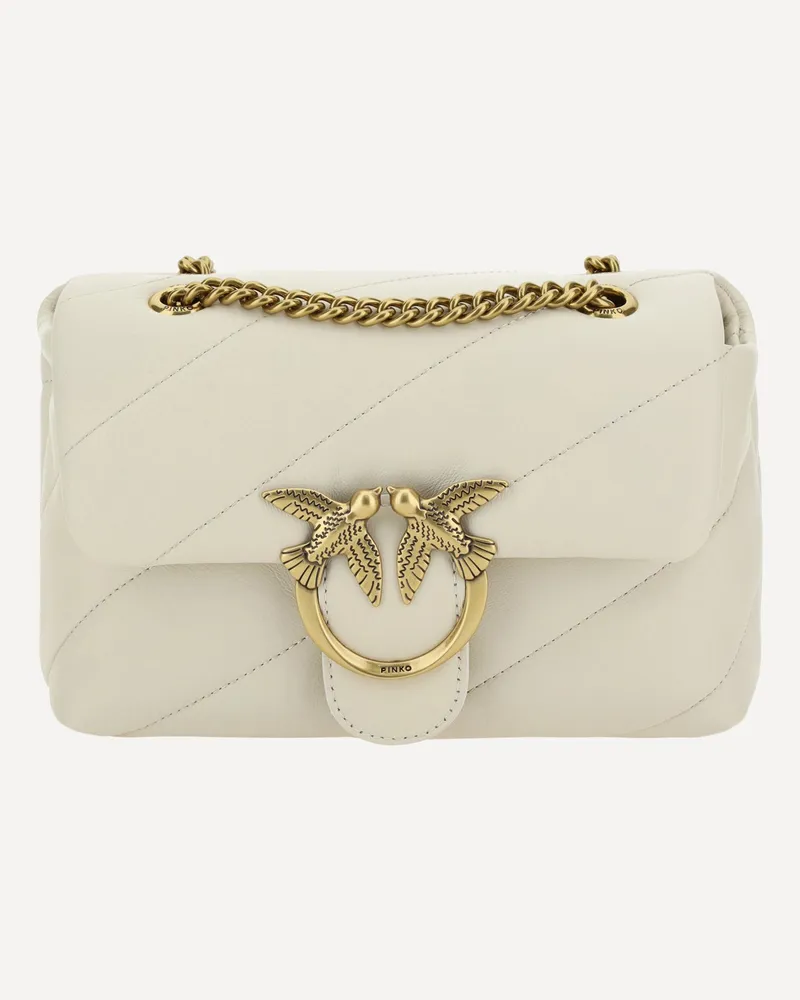 Pinko Love Mini Puff Shoulder Bag Female White