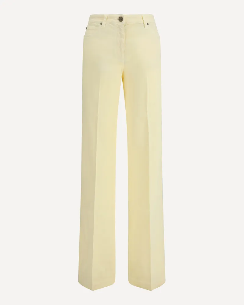Etro Stretch Jeans Female Yellow