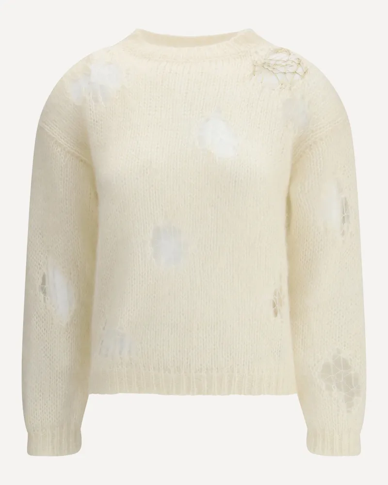 Fabiana Filippi Mohair wool Sweater Female Cream