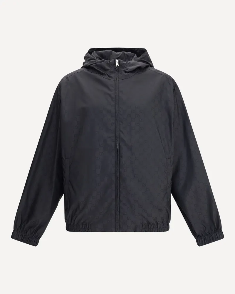 Gucci GG jacquard nylon Jacket Male Black