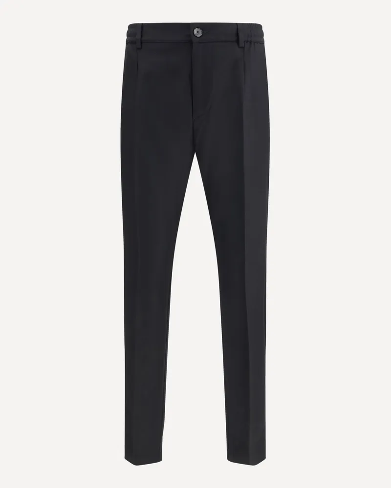 CRUNA Virgin wool Pants Male Black