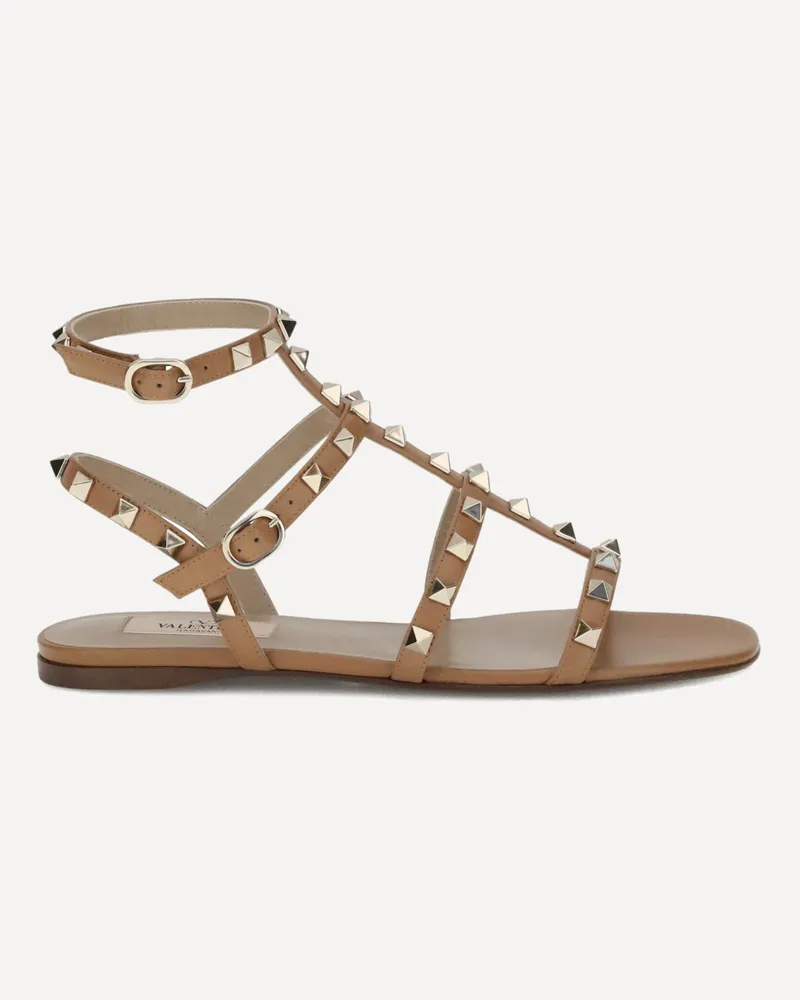 Valentino Garavani Rockstud Sandals Female Beige