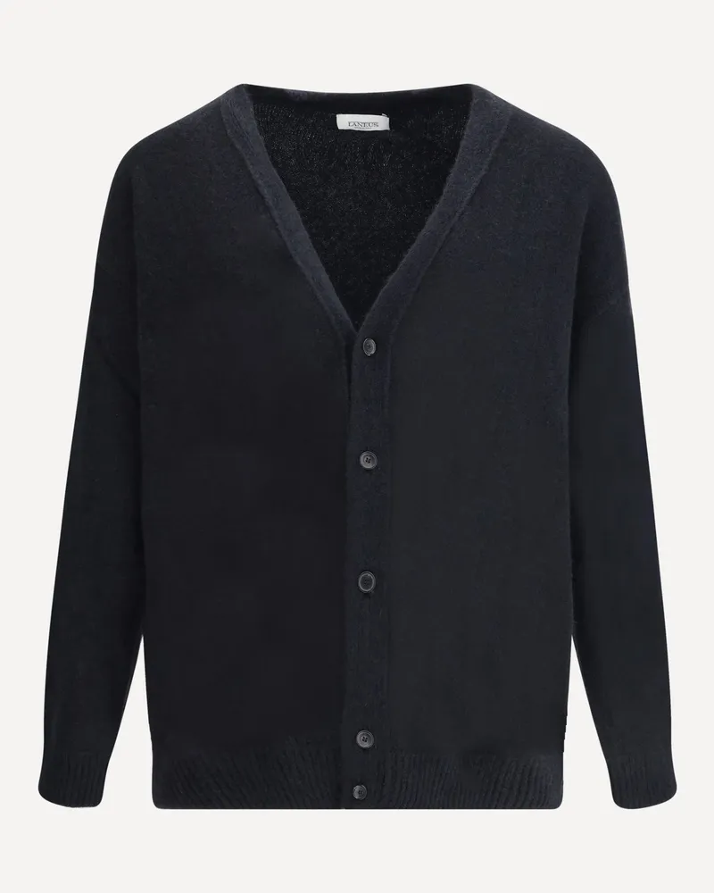 Laneus Cashmere Cardigan Male Black