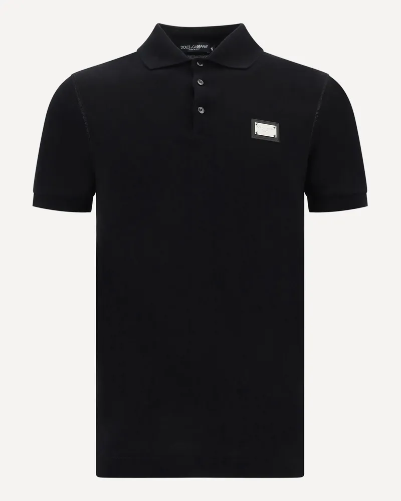 Dolce & Gabbana Polo Shirt Male Black