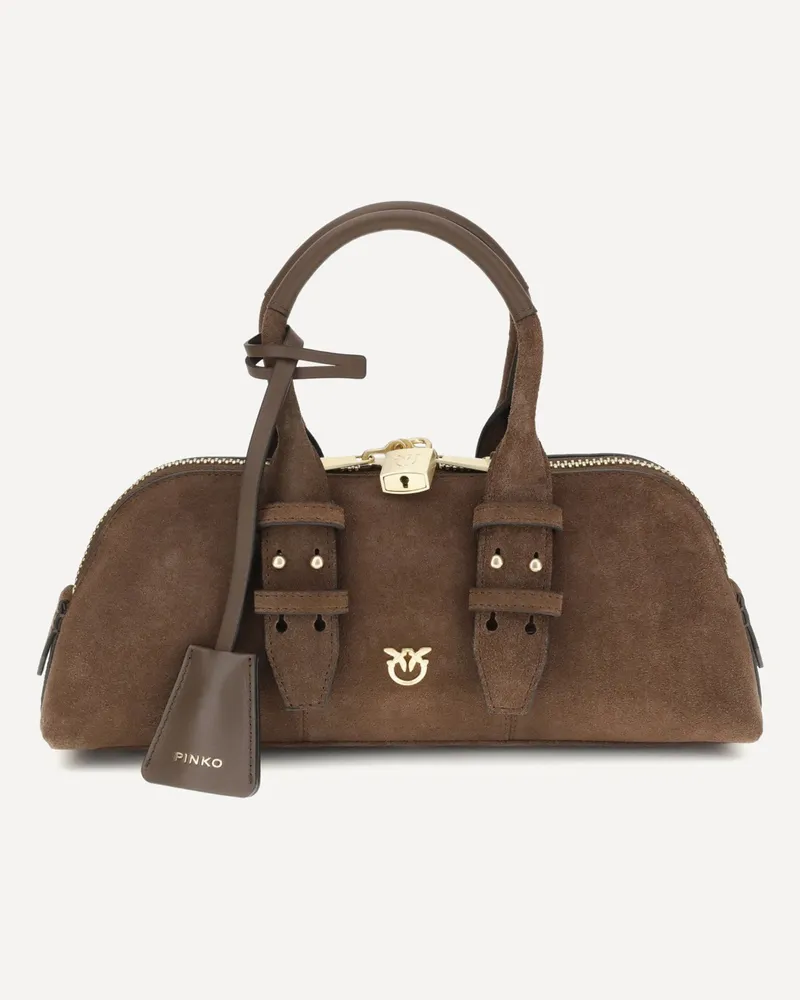 Pinko Bowling Baguette Bag Female Brown