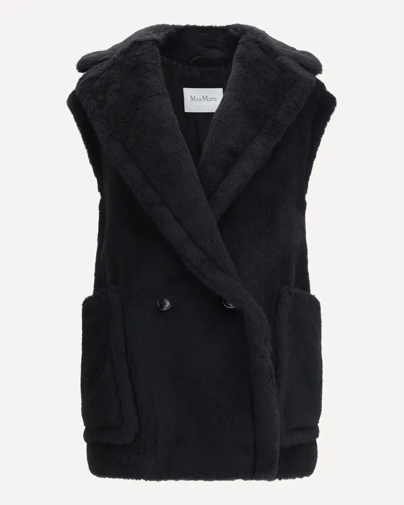 Max Mara Teddy alpaca and wool Vest Female Black