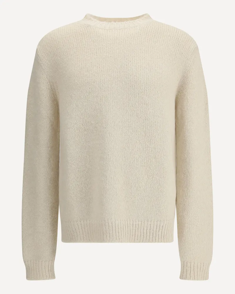 Jil Sander Alpaca Sweater Male White