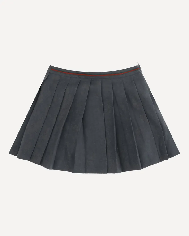 Gucci Pleated Miniskirt for Ggirls Girl Grey