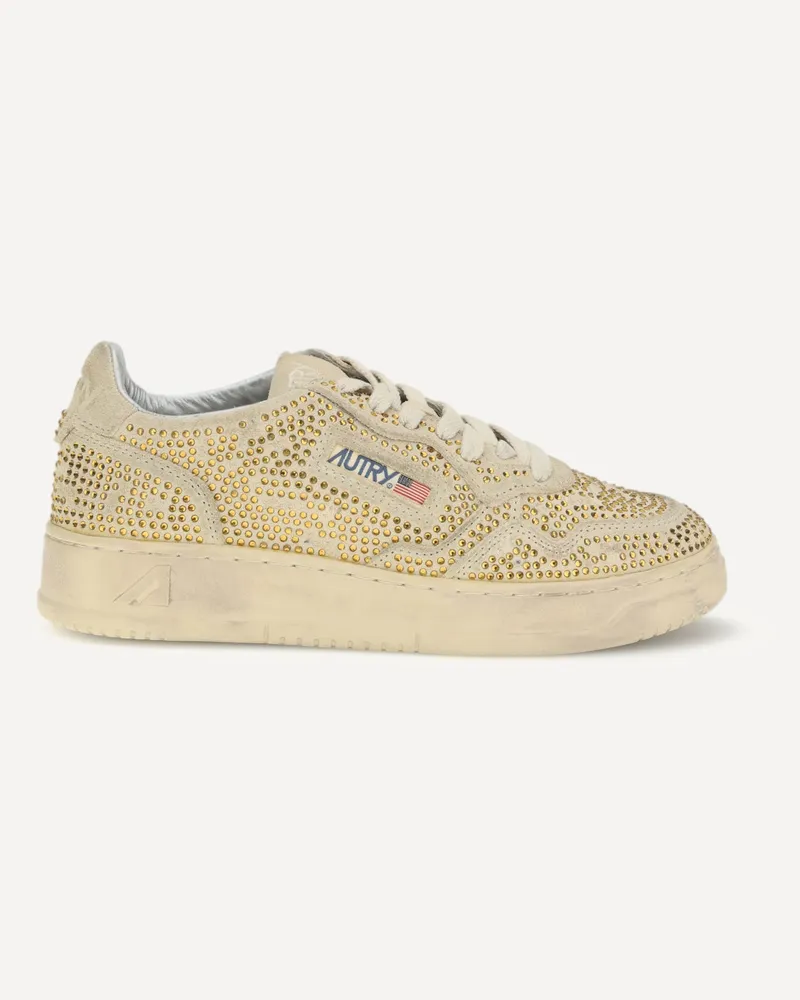 AUTRY Crystal Medalist Sneakers Female Beige