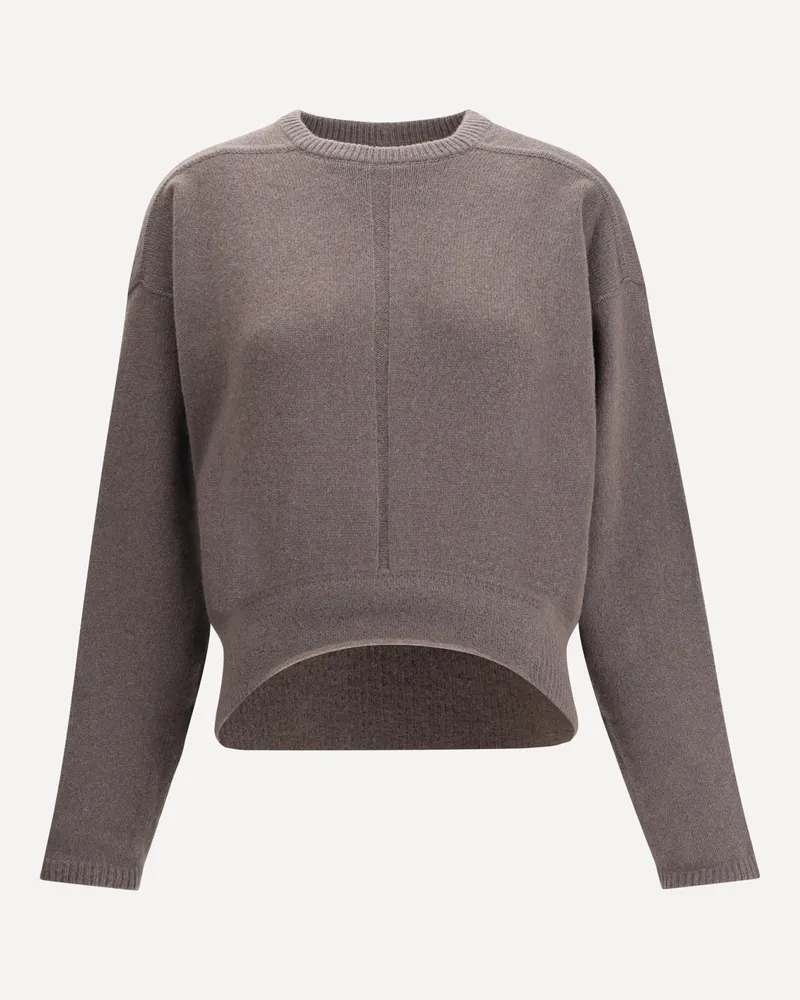 Rick Owens Concordians round neck Sweater Female Grey