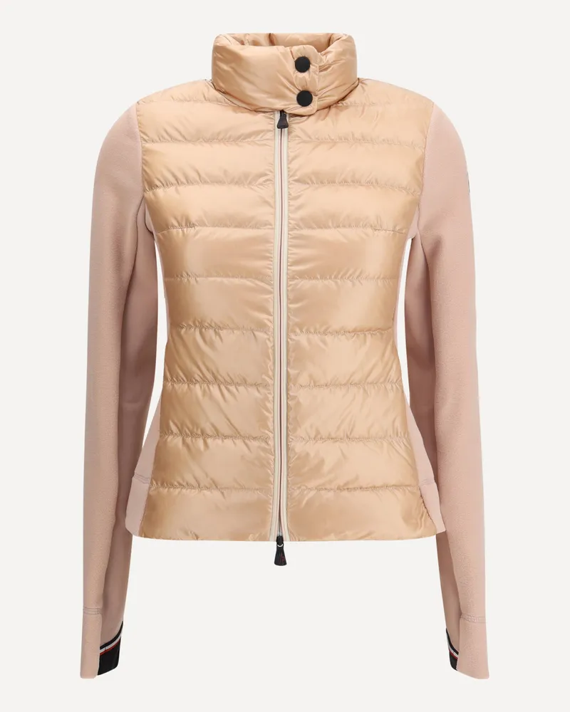 Moncler Padded zip-up Sweatshirt Female Pink